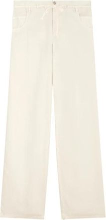 Isabel Marant Jordy Pants - Dames - Straight fit broeken - Beige - M - Broeken