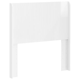vidaXL Cabecero Blanco Brillante Madera De Ingenier&iacute;a Vidaxl