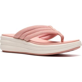 Clarks Drift Carmen Wedge Flip Flop in Dusty Pink at Nordstrom Rack, Size 8.5