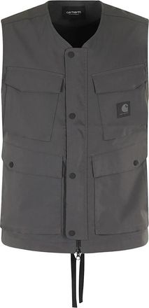 Carhartt Work in Progress Balto Vest - Heren - Bodywarmers - Grijs - S - Polyester - Jassen