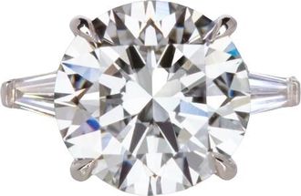 Verde 5ct IGI Lab-grown Round Cut VS2 Diamond Ring