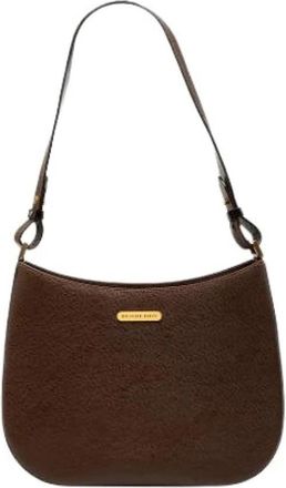 Burberry Pre-owned Shoulder Bag - Dames - Vintage Schoudertas - Bruin - ONE Size - Leer - Vintage
