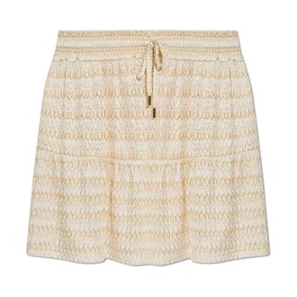 Melissa Odabash Short Skirts, female, Beige, Size: S Dune Skirt