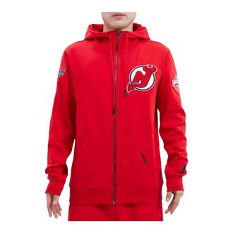 Pro Standard Pro Standard NHL New Jersey Devils Classic Zip-Up Hoodie in Red Men