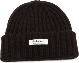 Le Bonnet Heren, Accessoires, Bruin, Maat: ONE Size Wol
