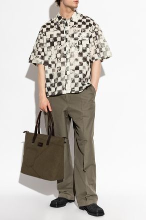 Represent Short-sleeve Shirt, Mens, Cream