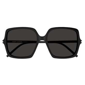 Saint Laurent SL591001 Square Full Rim Sunglasses - Black