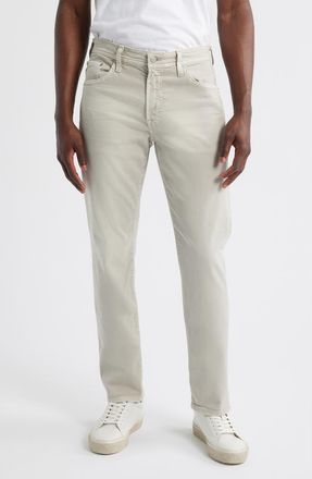 AG - Adriano Goldschmied Everett Slim Straight Leg Jeans in 7 Years Sulfur Soft Dune at Nordstrom, Size 34 X 32
