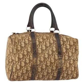 Dior Pre-owned Handbags, female, Brown, Size: ONE SIZE Pre-owned Vintage Boston Bag