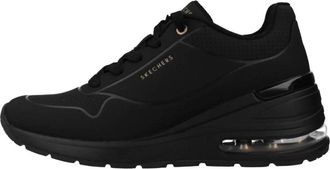 Skechers Million Air - Elevated Air - Dames - Sneakers - Zwart - 40 EU - Schoenen