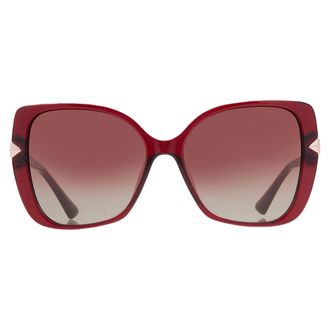 Guess Brown Gradient Butterfly Ladies Sunglasses GU7820 69F 56
