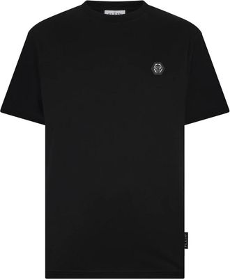 Philipp Plein Heren, Tops, Zwart, Maat: XL Katoen