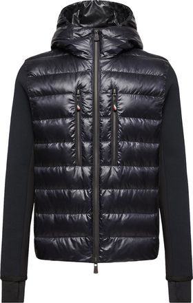 Moncler Moncler Padded Zip-up Hoodie, Men, Blue, Size: Xxl