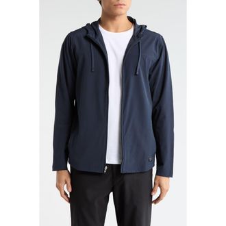 Travis Mathew Draw Shot Zip Hoodie in Total Eclipse at Nordstrom Rack, Size Xx-Large