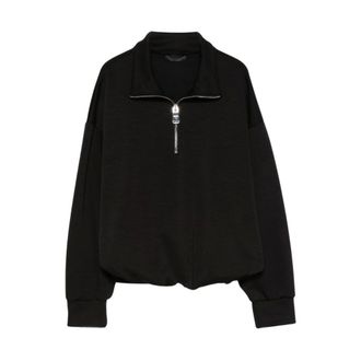 Dondup Hoodies & sweatvesten, Dames, Zwart, S, Sweatshirt