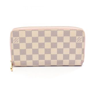 Louis Vuitton Rose Ballerine White Coated Canvas Long Wallet (Bi-Fold) (Pre-Owned)