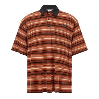 Song for the Mute Gym Polo - Heren - Tops - Oranje - Maat: L Katoen