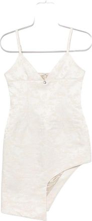 Coperni Mini Dress with Floral Jacquard Pattern