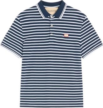 Valentino Polo Shirts, male, Blue, Size: XL Polo Shirt