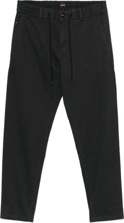 BOSS tapered trousers - Black