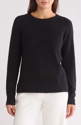Caslon Raglan Sleeve Sweater in Black at Nordstrom Rack, Size Xx-Small