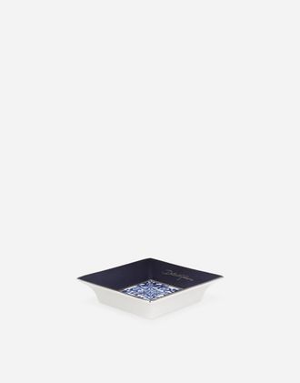 Dolce & Gabbana Porcelain Trinket Tray - Man Storage Trays Multicolor Onesize