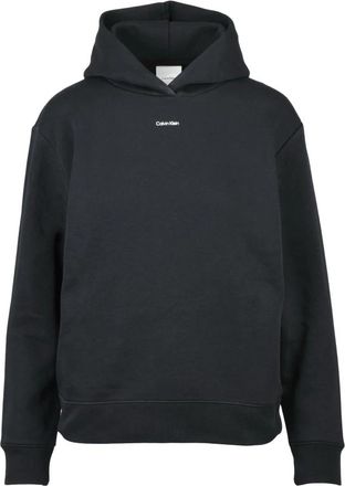 Calvin Klein Felpa Corta - Dames - Hoodies - Zwart - XS - Katoen - Hoodies & sweatvesten
