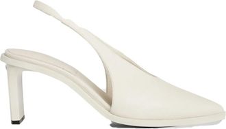 Calvin Klein Beige Slingback Pump - Dames - Pumps - Beige - 39 EU - Leer - Schoenen