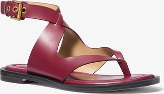 Michael Kors Irene Leather Wrap Sandal