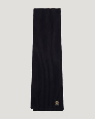 Belstaff Belstaff Bufanda Watch para hombre Lana de cordero NEGRO