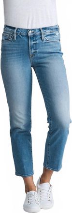 Frame Denim Le Nouveau Straight Jeans In Mirada Rips