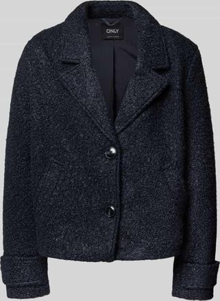 Only Regular Fit Jacke mit Teddyfell Modell VALERIA in Marine, Größe XS