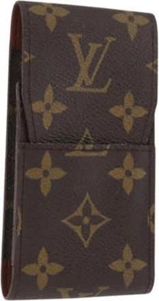 Louis Vuitton Pre-owned Accessories, female, Brown, Size: ONE SIZE Pre-owned Vintage Cigarette Case