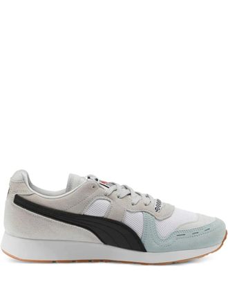 Puma RS 100 Racing Flag Glacier Grey/Puma White sneakers - Grijs