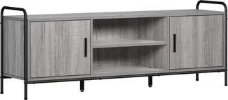 vidaXL Mueble De Tv 133 X 33 X 50 Cm Sonoma Gris Madera De Ingenier&iacute;a Vidaxl