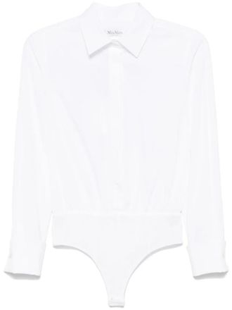 Max Mara Angora123 Poplin Body Shirt Clothing