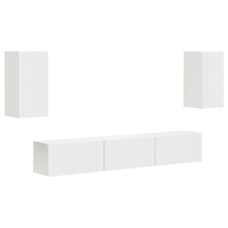 vidaXL Conjunto De Mueble De Tv 5 Pcs Madera De Ingenier&iacute;a Vidaxl