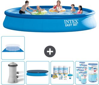 Intex Piscina Easy Set Redonda - 457x84 Cm - 8-piezas Scb15