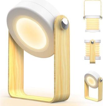 OEM L&aacute;mpara De Mesilla Inal&aacute;mbrica, L&aacute;mpara De Escritorio Led T&aacute;ctil Regulable De Estilo Vintage, L&aacute;mpara De Mesa T&aacute;ctil Plegable Y Port&aacute;til