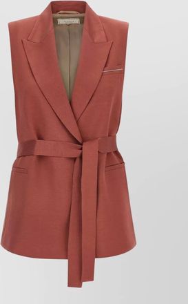 PESERICO linen viscose vest