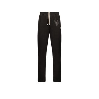 Rick Owens Moncler Cotton Sweatpants, Unisex, Black, Size: L