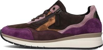 Gabor Bruine Lage Stylish Sneakers - Dames - Sneakers - Veelkleurig - 35 1/2 EU - Su&egrave;de - Schoenen