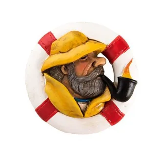 Beachcombers Round Fisherman Magnet 2.25 in Yellow at Nordstrom