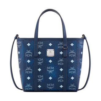 MCM Aren Bucket Tote - female - MCM - Shopping Bags - Blue - ONE SIZE - Bags