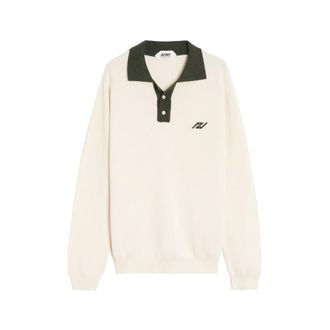 Autry Beige Katoenen Poloshirt