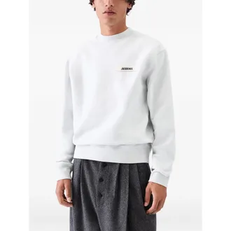 Jacquemus Organic Cotton Sweatshirt - Gray