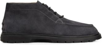 Tod's Grey Suede Boots