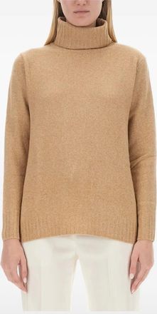 Aspesi Maglione a collo alto a maniche lunghe - Toni neutri