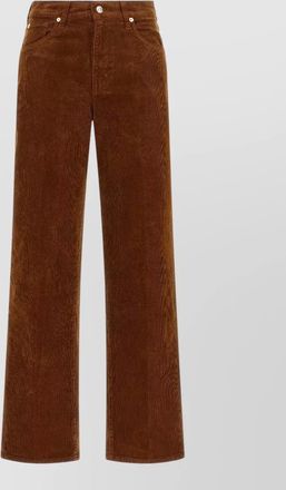 7 For All Mankind corduroy straight-leg pants
