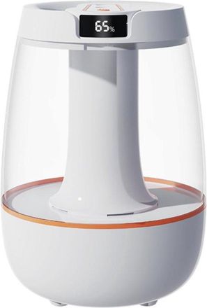 No Brand Humidificador De 3 Litros - Dise&ntilde;o Silencioso (30 Db) - Apagado Autom&aacute;tico - Luz Nocturna - Dormitorio - Oficina - Habitaci&oacute;n Infantil - Aire Seco - S